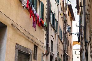 apartment houses on street in center of Florence photo