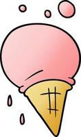 cartoon ice cream vector