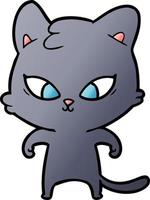 cute cartoon cat vector