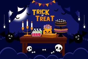 Simple and elegant Halloween graphic design template that is easy to customize vector