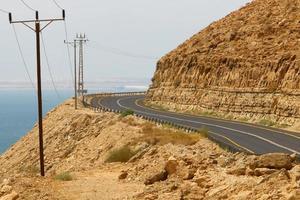 Highway in Israel from north to south photo