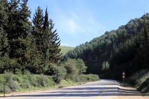 carretera en israel de norte a sur foto