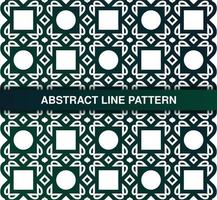 flat ornament line pattern design vector