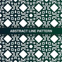 flat ornament line pattern design vector