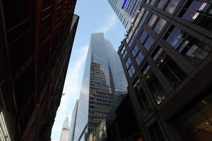 New York, USA. September 3, 2022 . Tall houses and skyscrapers in Manhattan. Manhattan - the historic core of New York City photo