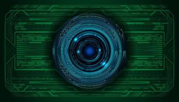 Modern Technology Background with eye vector