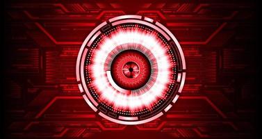 Modern Technology Background with eye vector