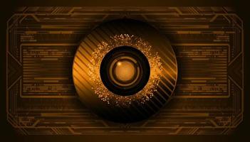 Modern Technology Background with eye vector