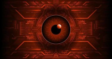 Modern Technology Background with eye vector