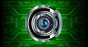 Modern Technology Background with eye vector