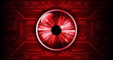 Modern Technology Background with eye vector