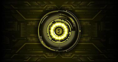 Modern Technology Background with eye vector