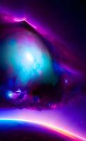 Galaxy Space background universe magic sky nebula night purple cosmos. Cosmic galaxy wallpaper blue color star dust. Blue texture abstract galaxy infinite future dark deep light photo