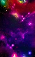 An abstract nebula in outer space and galaxies background of 3D render, suitable for a mobile screen, phone desktop, landing page, UI UX, and wallpaper. photo