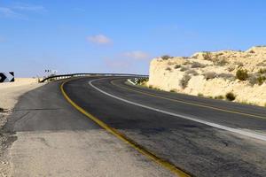 Highway in Israel from north to south photo