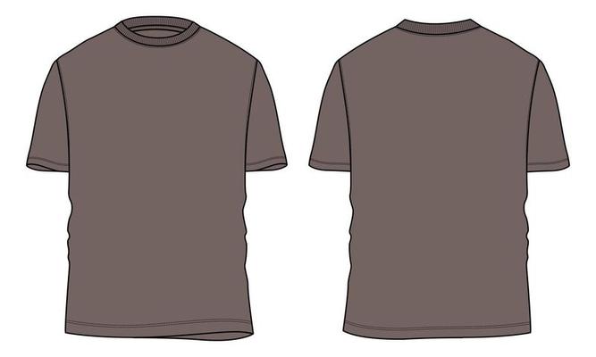 Brown T Shirt Template Vector Art, Icons, and Graphics for Free Download