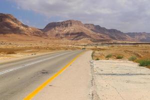 Highway in Israel from north to south photo