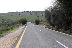 carretera en israel de norte a sur foto