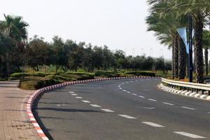 Highway in Israel from north to south photo