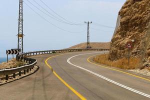 Highway in Israel from north to south photo