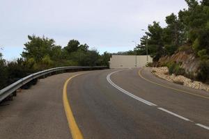 carretera en israel de norte a sur foto