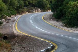 carretera en israel de norte a sur foto