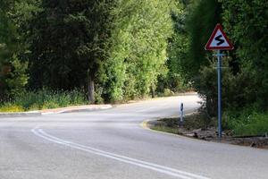 Highway in Israel from north to south photo