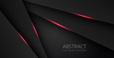 abstract light red black space frame layout design tech triangle concept gray texture background. eps10 vector