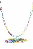 Colorful of paperclip photo