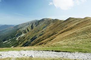 Mountain landscape and skies photo