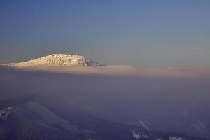 Winter in mountains photo