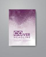 Cards with watercolor background. Design for your cover, date, postcard, banner, logo. vector