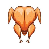 illustration of a grill turkey chicken vector