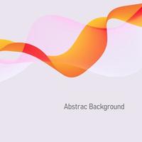 Orange gradient abstract wave line, smooth pattern, communication technology curve concept, Internet network.