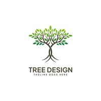 plantilla árbol de la vida logo inspiración vector