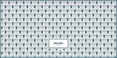unique triangle pattern with modern style vector
