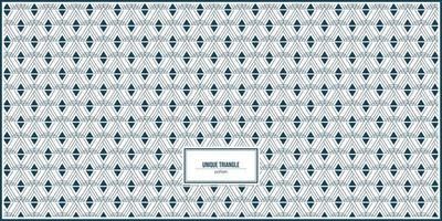 unique triangle pattern with modern style vector