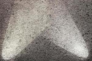 Close up view on concrete wall textures with three spotlights photo