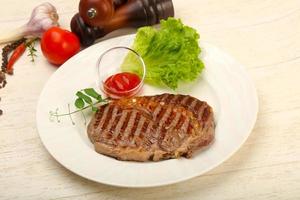 Rib eye steak photo