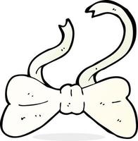 cartoon bow tie vector