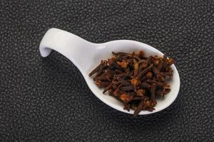 Dry clove seeds photo