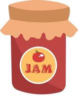 Sweet jam, illustration, vector on white background