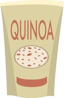 Quinoa, illustration, vector on white background