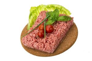 Stuffed raw meat photo