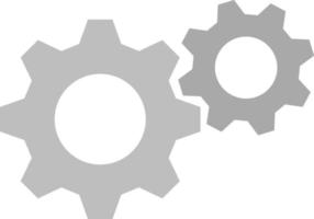 Gears, illustration, vector on white background