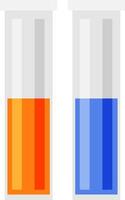 Tests tubes, illustration, vector on white background