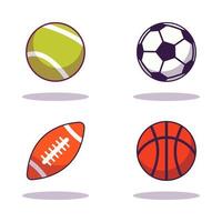 diseño de diseño de logotipo de ilustración de colección de deportes vector