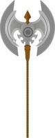 Vikings axe, illustration, vector on a white background.