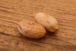 Tasty pecan nut heap isolated photo