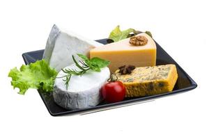 Variety cheese assortment photo